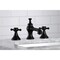 Kingston Brass KC7060BX English Country 8" Widespread Bathroom Faucet, Matte Black KC7060BX - alternate 6